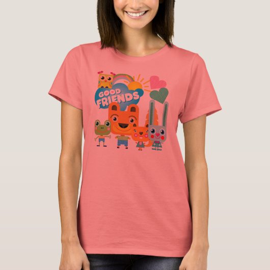 動物のよい友人 Tシャツ (正面)