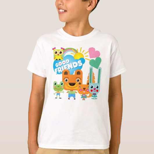 動物のよい友人 Tシャツ (正面)