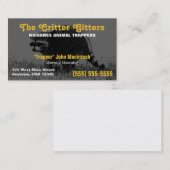 動物のわな猟師の名刺 名刺 (正面/裏面)