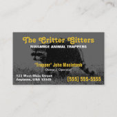 動物のわな猟師の名刺 名刺 (正面)
