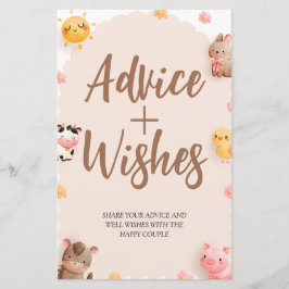 動物のアドバイスと花婿への願い