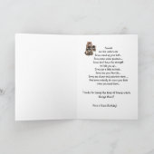 動物のアライグマの友人は下着のユーモアのようです カード (内部)