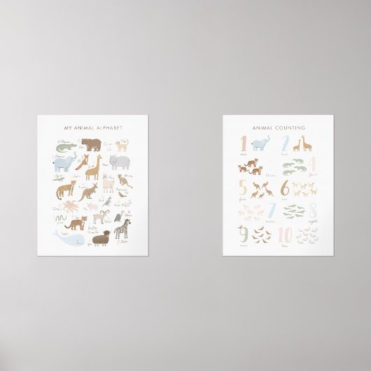 動物のアルファベットと数字の教育教室 (正面)