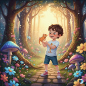 動物のアルファベット　Ｉ　イグアナ ベビーTシャツ