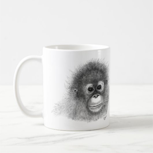 動物のアートマグ コーヒーマグカップ (左)