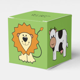 動物のイラストカスタム文字子供の好意ボックス フェイバーボックス