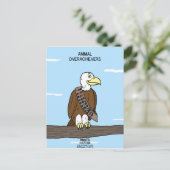 動物のオーバーチーバー ポストカード (スタンド正面)