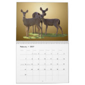 動物のカレンダー カレンダー (2月 2027)