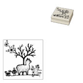 動物のカード作成 ラバースタンプ (押印)