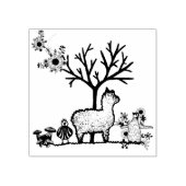 動物のカード作成 ラバースタンプ (インプリント)