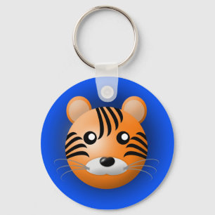 動物のキーチェーン：tiger キーホルダー