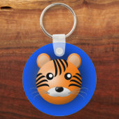 動物のキーチェーン:tiger キーホルダー (正面)