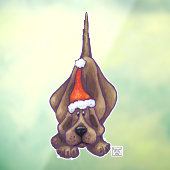 動物のクリスマスウィンドウにしがみつく ウィンドウサイン (シート3)