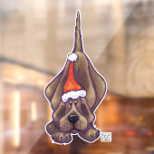 動物のクリスマスウィンドウにしがみつく ウィンドウサイン (シート2)