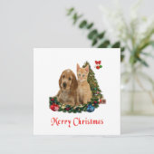 動物のクリスマスカード シーズンカード (スタンド正面)