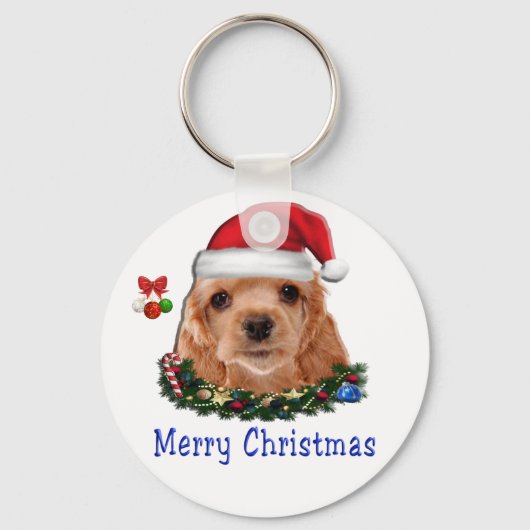 動物のクリスマス キーホルダー (正面)