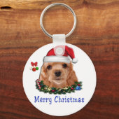 動物のクリスマス キーホルダー (正面)