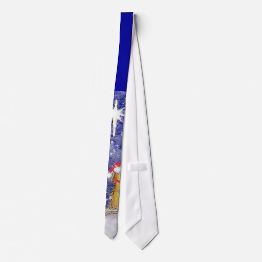 動物のクリスマス ネクタイ (裏面)