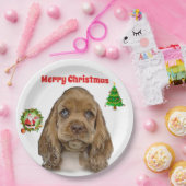動物のクリスマス ペーパープレート (パーティー)