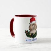 動物のクリスマス マグカップ (正面左)