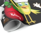 動物のクリスマス(名前パーソナライズされた付き) ラッピングペーパー (ロールコーナー)