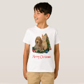 動物のクリスマス Tシャツ (正面フル)