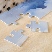 動物のサファリチータウォーター色 ジグソーパズル (側面)