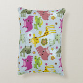 動物のサファリパターン アクセントクッション (裏面(縦))