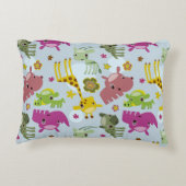 動物のサファリパターン アクセントクッション (裏面)