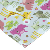 動物のサファリパターン ショートテーブルランナー (コーナー)