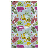 動物のサファリパターン スモールペーパーバッグ (裏面)