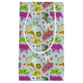 動物のサファリパターン スモールペーパーバッグ (正面)