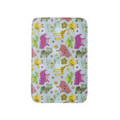 動物のサファリパターン バスマット (正面縦)