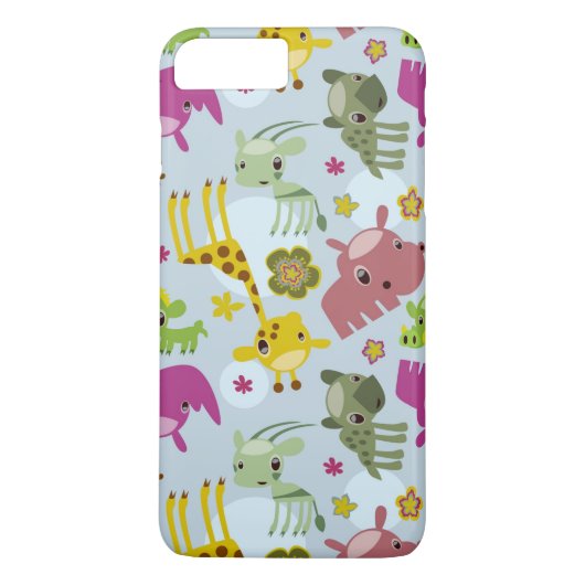 動物のサファリパターン Case-Mate iPhoneケース (裏面)