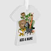 動物のサファリ オーナメント (正面)