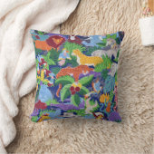 動物のサファリ クッション (ブランケット)