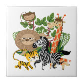 動物のサファリ タイル (正面)