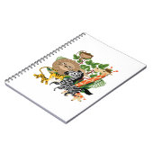 動物のサファリ ノートブック (左側)