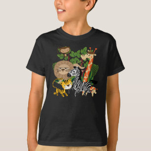 動物のサファリ Tシャツ