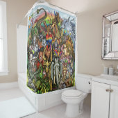 動物のシャワーカーテン シャワーカーテン (インサイチュ)