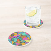 動物のシルエットパターン コースター (側面)