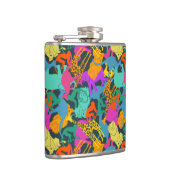 動物のシルエットパターン フラスク (右)