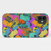 動物のシルエットパターン Case-Mate iPhoneケース (裏面(横))
