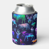 動物のシルエット、銀河系宇宙効果 缶クーラー (缶正面)