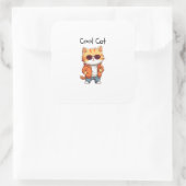 動物のシール スクエアシール (バッグ)