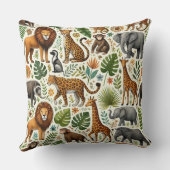 動物のジャングル クッション (裏面)