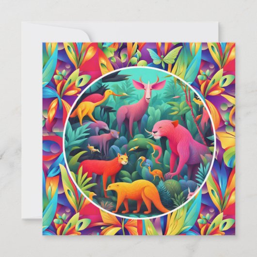 動物のジャングル シーズンカード (正面)