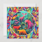 動物のジャングル シーズンカード (裏面)