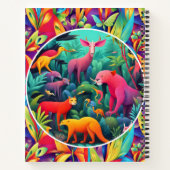 動物のジャングル ノートブック (裏面)