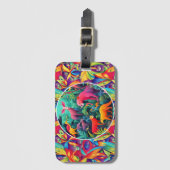 動物のジャングル ラゲッジタグ (正面縦)